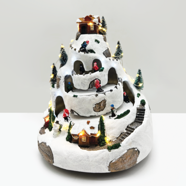 LED ΔΙΑΚ/ΚΟ ΧΩΡΙΟ WW-ΜΩΒ+ΚΙΝΗΣΗ ΣΚΙ+ΜΟΥΣΙΚΗ 4.5V (ΑΝΤΑΠ) 21Χ21Χ25CM ACA – X0331