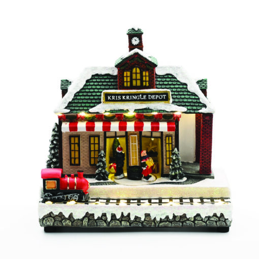 LED ΠΟΛΥΧΡ. ΔΙΑΚ/ΚΟ ΣΠΙΤΙ ΤΡΕΝΟ ΚΙΝΗΣΗ ΜΟΥΣΙΚΗ ΑΝΤΑΠΤ:4,5V ΜΠΑΤ:3ΧΑΑ (ΔΕΝ ΣΥΜΠ) 25*13,5*24,5cm ACA – X0347