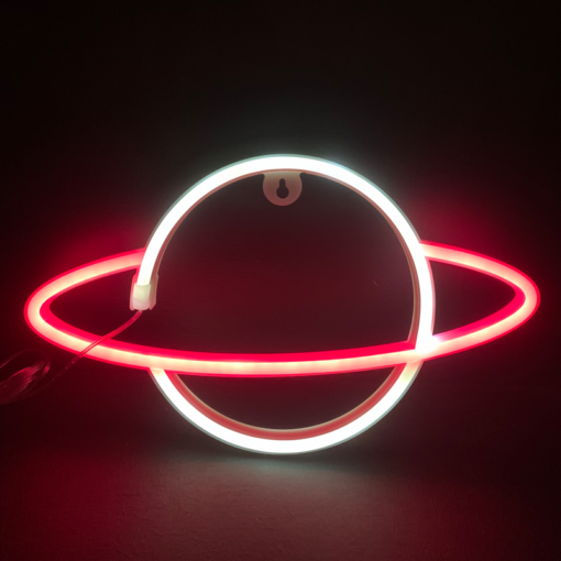 ΠΛΑΝΗΤΗΣ, 108 NEON LED ΛΑΜΠΑΚΙΑ ΜΕ ΜΠΑΤΑΡΙΑ (3xAA)/USB, KOKKINO & ΨΥΧΡΟ ΛΕΥΚΟ, IP20, 17.5x2x30cm ACA – X041082319