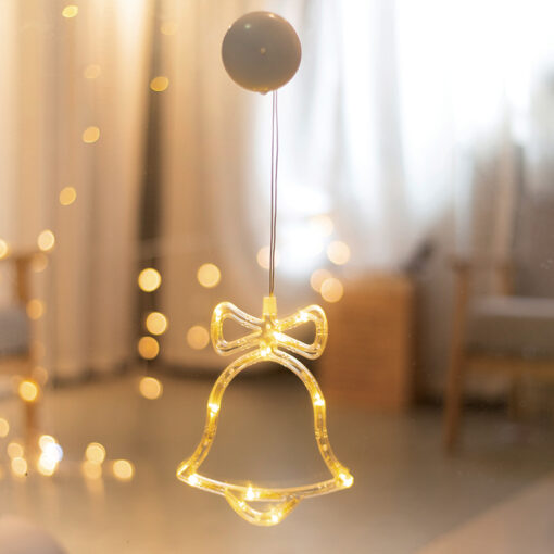 WINDOW PLASTIC BELL 10 LED ΛΑΜΠΑΚΙΑ WW ΜΠΑΤ. (3ΧΑΑΑ) IP20 16X20.5CM ACA – X04151107