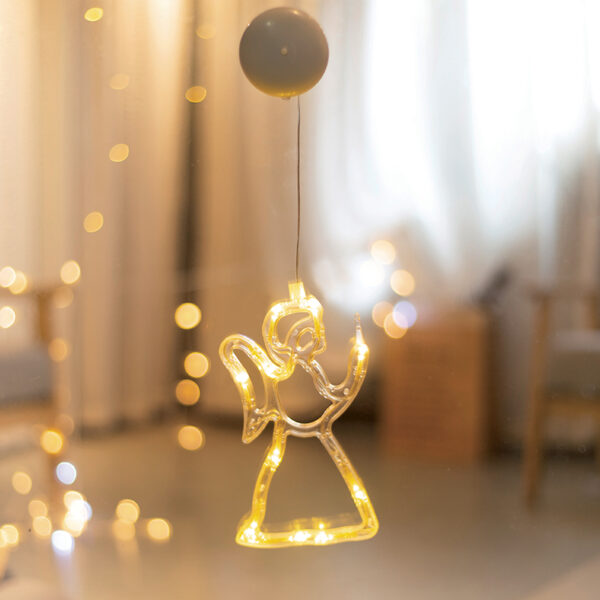 WINDOW PLASTIC ANGEL 10 LED ΛΑΜΠΑΚΙΑ  WW ΜΠΑΤ. (3ΧΑΑΑ) IP20 12X20.5CM ACA – X04151108