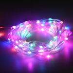 200RGB Λαμπάκια LED ΣΕ ΣΕΙΡΑ SMART STRING CONNECTABLE, 20m, USB, REMOTE&APP, IP44, 3m ΚΑΛΩΔ ΤΡΦ ACA – X04200371