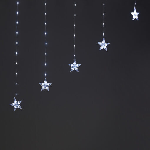 222CW ΛΑΜΠΑΚΙΑ LED ΚΟΥΡΤΙΝΑ  ΑΣΤΕΡΙΑ ΚΑΛΩΔΙΟ ΧΑΛΚΟΥ ΑΝΤΑΠΤ ΕΠΕΚΤ (MAX 3SETS) 3m*1.2m 8 ΠΡΟΓΡ IP20 3m ΚΑΛΩΔ ΤΡΦ ACA – X042222210