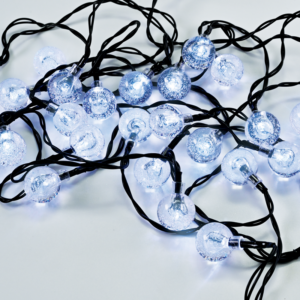 30 CW SOLAR LEDS, ΓΑΛΑΚΤΕΡΑ ΜΠΑΛ. ΛΑΜΠ. ΣΕΙΡΑ, ΜΠΑΤ., ΦΒ ΠΑΝΕΛ, FLASH, ΜΑΥΡΟ ΚΑΛ., IP44, 4.35m+2m ACA – X04302423