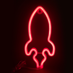 ΠΥΡΑΥΛΟΣ, 87 NEON LED ΛΑΜΠΑΚΙΑ ΜΕ ΜΠΑΤΑΡΙΑ (3xAA)/USB, ΚΟΚΚΙΝΟ, IP20, 13.5x2x27cm ACA – X04874320