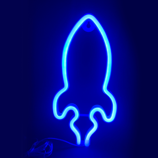 ΠΥΡΑΥΛΟΣ, 87 NEON LED ΛΑΜΠΑΚΙΑ ΜΕ ΜΠΑΤΑΡΙΑ (3xAA)/USB, ΜΠΛΕ, IP20, 13.5x2x27cm ACA – X04876320