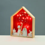 WOODEN HOUSE  10 LED ΛΑΜΠ ΚΑΛΩΔΙΟ ΧΑΛΚΟΥ ΘΕΡΜΟ ΣΤΑΘΕΡΟ ΜΠΑΤ (2ΧΑΑA) 20*4,5*25cm IP20 ACA – X0511126