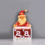 WOODEN SANTA CALENDAR 6 LED WW ΛΑΜΠΑΚΙΑ ΜΠ/ΡΙΕΣ (2AAΑ) IP20 12.5X6.7X20.5M ACA – X0561108