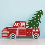 WOODEN CAR 8 LED WW ΛΑΜΠΑΚΙΑ ΜΠ/ΡΙΕΣ (2AA) IP20 24.5Χ2.5X19.5CM ACA – X0581103