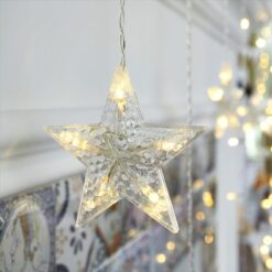 STAR ICICLE 100 WW LED ΛΑΜΠ. ΒΡΟΧΗ, 30/50CM, ΑΝΤΑΠΤ(31V)ΣΤΑΘΕΡΑ, ΕΠΕΚΤ(ΜΑΧ 3)IP44, 3m ΔΙΑΦ. ΚΑΛ. ACA – X0610014202