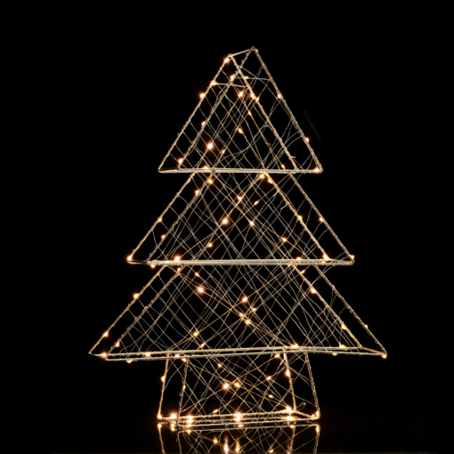 “3D Copper Wire Metal Motifs”  ΔΕΝΤΡΟ 100ΜINI LED ΛΑΜΠΑΚ ΜΕ ΚΑΛΩΔΧΑΛΚΟΥ & ΑΝΤΑΠΤΡΟΡΑ(3V DC)ΘΕΡΜΟ  ACA – X0610014249