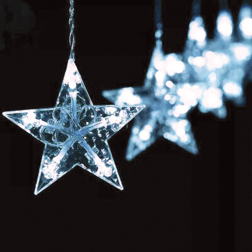 “STAR ICICLE” 100 CW LED ΛΑΜΠ. ΒΡΟΧΗ, 30/50CM, ΑΝΤΑΠΤ(31V)ΣΤΑΘΕΡΑ, ΕΠΕΚΤ(ΜΑΧ 3)IP44, 3mΔΙΑΦ. ΚΑΛ. ACA – X0610024202