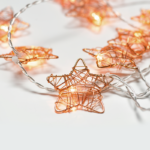 “METAL STARS” 10LED ΛΑΜΠΑΚ ΣΕΙΡΑ ΜΠΑΤΑΡ.(3xAA)ΘΕΡΜΟ ΛΕΥΚΟ ΧΑΛΚΙΝΟ ΜΕΤΑΛΛΟ IP20 135+30cm ΔΙΑΦΑΝ ΚΑ ACA – X061011231
