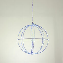 D30CM SILVER BALL 144 ΜΙΝΙ LED ΛΑΜ, ΜΠΛΕ, ΑΣΗΜΙ ΚΑΛΩΔ. ΧΑΛΚΟΥ,ΑΝΤΑΠΤ.(4.5VDC),IP44, 3M ΔΙΑΦ ΚΑΛ ACA – X0614464226