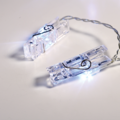 20LED ΛΑΜΠ. ΣΕΙΡΑ ΜΠΑΤ. (2xAA), CW ΣΤΑΘΕΡΑ,IP20, 190+30cm, ΔΙΑΦ. ΚΑΛ. ΤΡΟΦ. ACA – X0620212