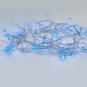 20LED ΛΑΜΠ. ΣΕΙΡΑ ΜΠΑΤ. (2xAA), ΜΠΛΕ ΣΤΑΘΕΡΑ,IP20, 190+30cm, ΔΙΑΦ. ΚΑΛ. ΤΡΟΦ. ACA – X0620612