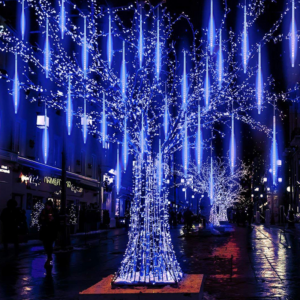 “SNOWDROP” 240 CW LED ΛΑΜΠ., 30LX8DROPS ΜΗΚ.50CM, ΑΝΤΑΠΤ(5V), ΕΠΕΚΤ(ΜΑΧ 2)IP44, 7.4m+5m ΔΙΑΦ. ΚΑΛ ACA – X062402452