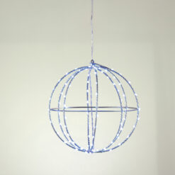 D40CM SILVER BALL 240 ΜΙΝΙ LED ΛΑΜ, ΜΠΛΕ, ΑΣΗΜΙ ΚΑΛΩΔ. ΧΑΛΚΟΥ,ΑΝΤΑΠΤ.(4.5VDC),IP44, 3M ΔΙΑΦ ΚΑΛ ACA – X0624064226