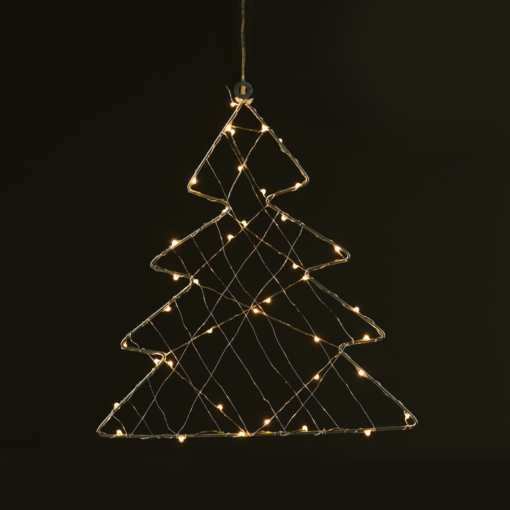 “1D Copper Wire Metal Motifs”  ΔΕΝΤΡΟ 40 ΜINI LED ΛΑΜΠΑΚ ΜΕ ΚΑΛΩΔΧΑΛΚΟΥ & ΑΝΤΑΠΤΡΟΡΑ(3V DC)ΘΕΡΜΟ ACA – X064014250