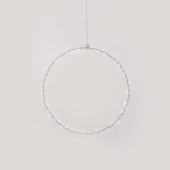 D30CM SILVER ROUND 45 ΜΙΝΙ LED ΛΑΜ, CW, ΑΣΗΜΙ ΚΑΛΩΔ. ΧΑΛΚΟΥ,ΑΝΤΑΠΤ.(3VDC),IP44, 3M ΔΙΑΦ ΚΑΛ ACA – X064524227