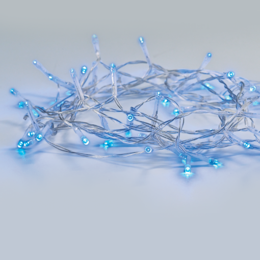 50LED ΛΑΜΠ. ΣΕΙΡΑ ΜΠΑΤ. (2xAA), ΜΠΛΕ ΣΤΑΘΕΡΑ,IP20, 490+30cm, ΔΙΑΦ. ΚΑΛ. ΤΡΟΦ. ACA – X0650612