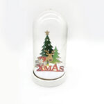 DEER, PLASTIC SNOWY COVER BALL 5 MINI LED ΛΑΜΠ. ΜΠΑΤ. (2xAAA), WW,IP20, D11X19CM ACA – X06511217