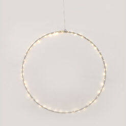 D50CM SILVER ROUND 65 ΜΙΝΙ LED ΛΑΜ, WW, ΑΣΗΜΙ ΚΑΛΩΔ. ΧΑΛΚΟΥ,ΑΝΤΑΠΤ.(3VDC),IP44, 3M ΔΙΑΦ ΚΑΛ ACA – X066514227