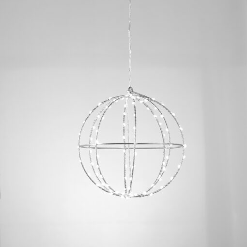D20CM SILVER BALL 96 ΜΙΝΙ LED ΛΑΜ, CW, ΑΣΗΜΙ ΚΑΛΩΔ. ΧΑΛΚΟΥ,ΑΝΤΑΠΤ.(4.5VDC),IP44, 3M ΔΙΑΦ. ΚΑΛ. ACA – X069624226