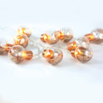 GLASS COPPER LED BULB  10 LED ΛΑΜΠAKIA ΣΕΙΡΑ ΜΠΑΤ. (2xAA), WW,IP20, 135+30cm, ΔΙΑΦ ΚΑΛ ΤΡΟΦ. ACA – X07101136