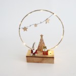 “ΞΥΛΙΝΟ ΔΙΑΚΟΣΜΗΤΙΚΟ”, 10 LED, ΜΠΑΤ. (2xΑΑ), WW ΛΑΜΠ.,IP20, 17.2x5x20cm ACA – X07101171