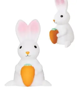 ΛΑΜΠΑΚΙ ΝΥΚΤΟΣ ΛΑΓΟΥΔΑΚΙ 1 LED ΠΟΛΥΧΡ. COLOR CHANGING ΜΠΑΤ:3xLR44 (ΣΥΜΠ) IP20 6*6.5*12,5cm ACA – X0719786