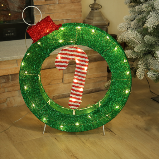 “CHRISTMAS DECOR”, 30 LED, IP44, 49x8x63Hcm,3 M+5M ΚΑΛ. ΤΡΟΦ. ΜΕ ΑΝΤΑΠΤ. ACA – X07301267