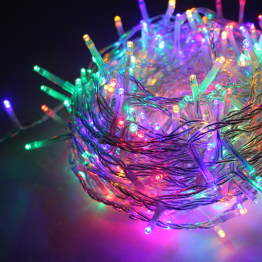 100LED ΛΑΜΠ ΣΕ ΣΕΙΡΑ 5cm ΠΟΛΥΧΡΩΜΑ ΑΝΤΑΠΤ 31VDC&ΕΠΕΚΤ MAX 6ΣΕΤ IP44 3m ΔΙΑΦ ΚΑΛΩΔ ACA – X081001021
