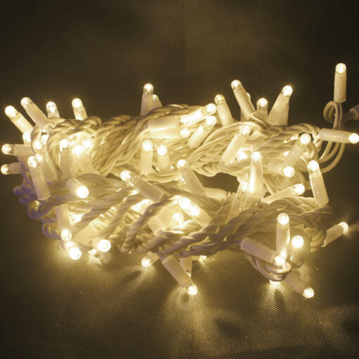 100 LED ΛΑΜΠΑΚΙΑ ΣΕΙΡΑ ΛΕΥΚΟ ΚΑΟΥΤΣΟΥΚ ΘΕΡΜΟ ΛΕΥΚΟ ΕΠΕΚΤ. (ΜΑΧ 20) 10ΕΚ ΑΠΟΣΤ. 10Μ IP65 1.5 ΚΑΛ ΤΡΟΦ ACA – X081001414