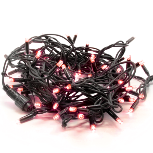 ΚΑΟΥΤΣΟΥΚ ΚΑΛ. 100 LED ΛΑΜΠ. ΣΕ ΣΕΙΡΑ (ΑΝΑ 10cm), KOKKINO, ΕΠΕΚΤ. (MAX 10 ΣΕΤ), IP44, 10m ACA – X08100431