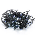 100 LED ΛΑΜΠΑΚΙΑ ΣΕΙΡΑ ΚΑΟΥΤΣΟΥΚ, ΜΠΛΕ, ΕΠΕΚΤ. (ΜΑΧ 10), 10CM ΑΠΟΣΤ., 10Μ,IP44, 1.5 ΚΑΛ. ΤΡΟΦ  ACA – X08100631