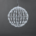 3D BALL ΣΧΕΔΙΟ 120 LED ΛΑΜΠΙΑ ΣΕΙΡΑ, ΨΥΧΡΟ ΛΕΥΚΟ, ΑΝΤΑΠΤ. (4.5VDC), IP44, 25x25x26cm, ΛΕΥΚΟ ΚΑΛ., ACA – X081202413
