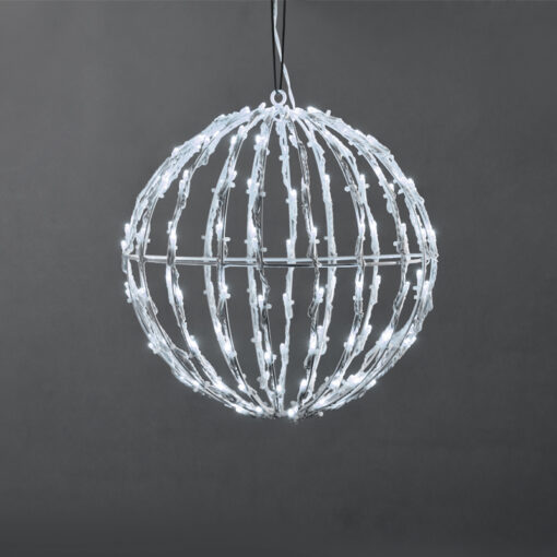 3D BALL ΣΧΕΔΙΟ 120 LED ΛΑΜΠΙΑ ΣΕΙΡΑ, ΨΥΧΡΟ ΛΕΥΚΟ, ΑΝΤΑΠΤ. (4.5VDC), IP44, 25x25x26cm, ΛΕΥΚΟ ΚΑΛ., ACA – X081202413