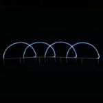 4 ARCH 124 LED 5,2m ΜΟΝΟΚ. ΦΩΤ. ΨΥΧΡΟ ΛΕΥΚΟ FLASH IP44, 86*57cm 3m ΚΑΛ. ACA – X081242221
