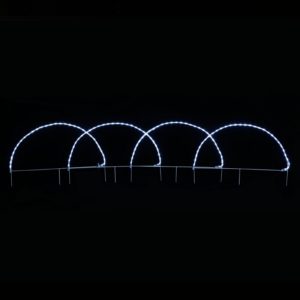 4 ARCH 124 LED 5,2m ΜΟΝΟΚ. ΦΩΤ. ΨΥΧΡΟ ΛΕΥΚΟ FLASH IP44, 86*57cm 3m ΚΑΛ. ACA – X081242221