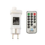 ΑΝΤΑΠΤ. 31VDC 12W 8 ΠΡΟΓΡΑΜΜΑΤΑ & IR CONTROLLER(ON/OFF+8 FUNC.+TIMER+DIMMER) MAX 1500LEDS ΠΡΟΓΡΑΜ. ACA – X0812WFAR