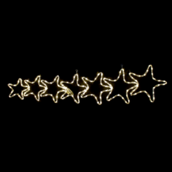 “7 STARS” 144LED ΣΧΕΔΙΟ 6m ΜΟΝΟΚΑΝΑΛ ΦΩΤΟΣΩΛ ΘΕΡΜΟ ΛΕΥΚΟ ΜΗΧΑΝΙΣΜΟ FLASH IP65 119x37cm 1.5m ΚΑΛΩΔ ACA – X081441245N