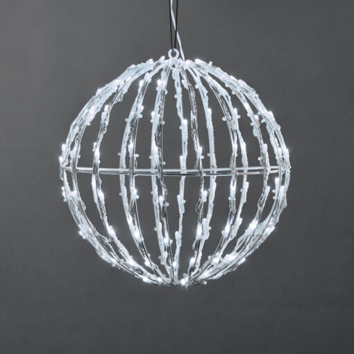 3D BALL ΣΧΕΔΙΟ 150 LED ΛΑΜΠ.ΣΕΙΡΑ, ΨΥΧΡΟ ΛΕΥΚΟ, ΑΝΤΑΠΤ.Α (4.5VDC), IP44, 30x30x31cm, ΛΕΥΚΟ ΚΑΛ., ACA – X081502413