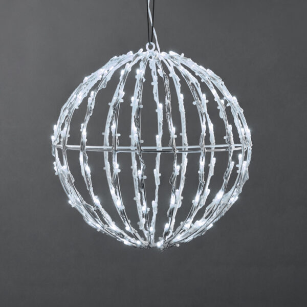 3D BALL ΣΧΕΔΙΟ 150 LED ΛΑΜΠ.ΣΕΙΡΑ, ΨΥΧΡΟ ΛΕΥΚΟ, ΑΝΤΑΠΤ.Α (4.5VDC), IP44, 30x30x31cm, ΛΕΥΚΟ ΚΑΛ., ACA – X081502413