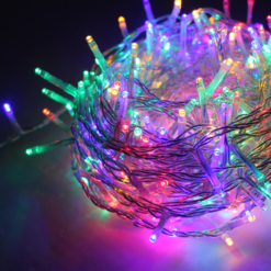 180LED ΛΑΜΠ ΣΕ ΣΕΙΡΑ 5cm ΠΟΛΥΧΡΩΜΑ ΑΝΤΑΠΤ 31VDC & 8 ΠΡΟΓΡΑΜΜΑΤΑ IP44 3m ΔΙΑΦ ΚΑΛΩΔ ACA – X081801022
