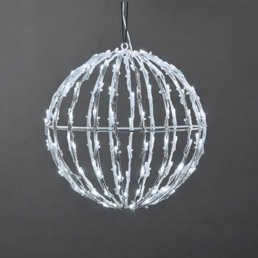3D BALL ΣΧΕΔΙΟ 200 LED ΛΑΜΠAKIA ΣΕΙΡΑ, ΨΥΧΡΟ ΛΕΥΚΟ, ΑΝΤΑΠΤ. (4.5VDC), IP44, 40x40x41cm, ΛΕΥΚΟ ΚΑΛ., ACA – X082002413