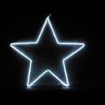 STAR 200 NEON LED 2m NEON DOUBLE SMD ΦΩΤ., CW ΣΤΑΘ., IP44, 58X54CM, 1.5m ΚΑΛ. ACA – X082002415