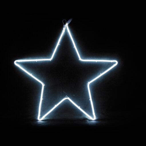 STAR 200 NEON LED 2m NEON DOUBLE SMD ΦΩΤ., CW ΣΤΑΘ., IP44, 58X54CM, 1.5m ΚΑΛ. ACA – X082002415