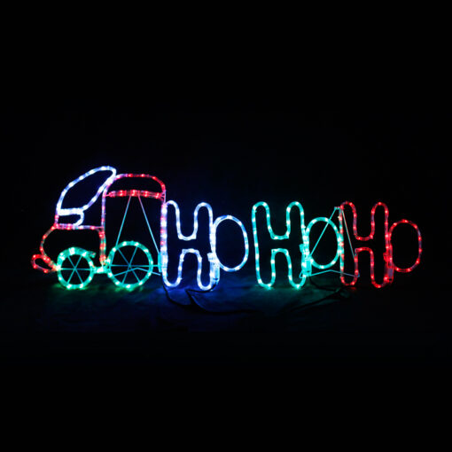 TRAIN HO HO HO, 204 LED 8.5m ΜΟΝΟΚ. ΦΩΤΟΣ., ΠΟΛΥΧΡΩΜ., FLASH CONTROL.  IP44, 130X40CM, 1.5m ΚΑΛ. ACA – X082043216