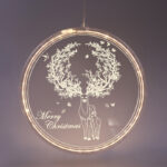 “3D ACRYLIC REINDEER”, 36 WW LED ΣΤΑΘ. IP20  21X21.6CM, USB ΚΑΛ. ΤΡΟΦΟΔ. ACA – X08241254